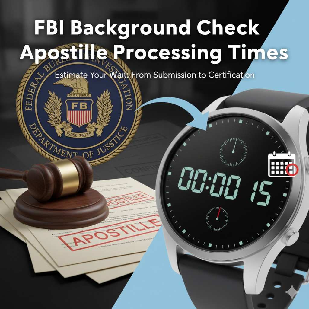 FBI background check apostille