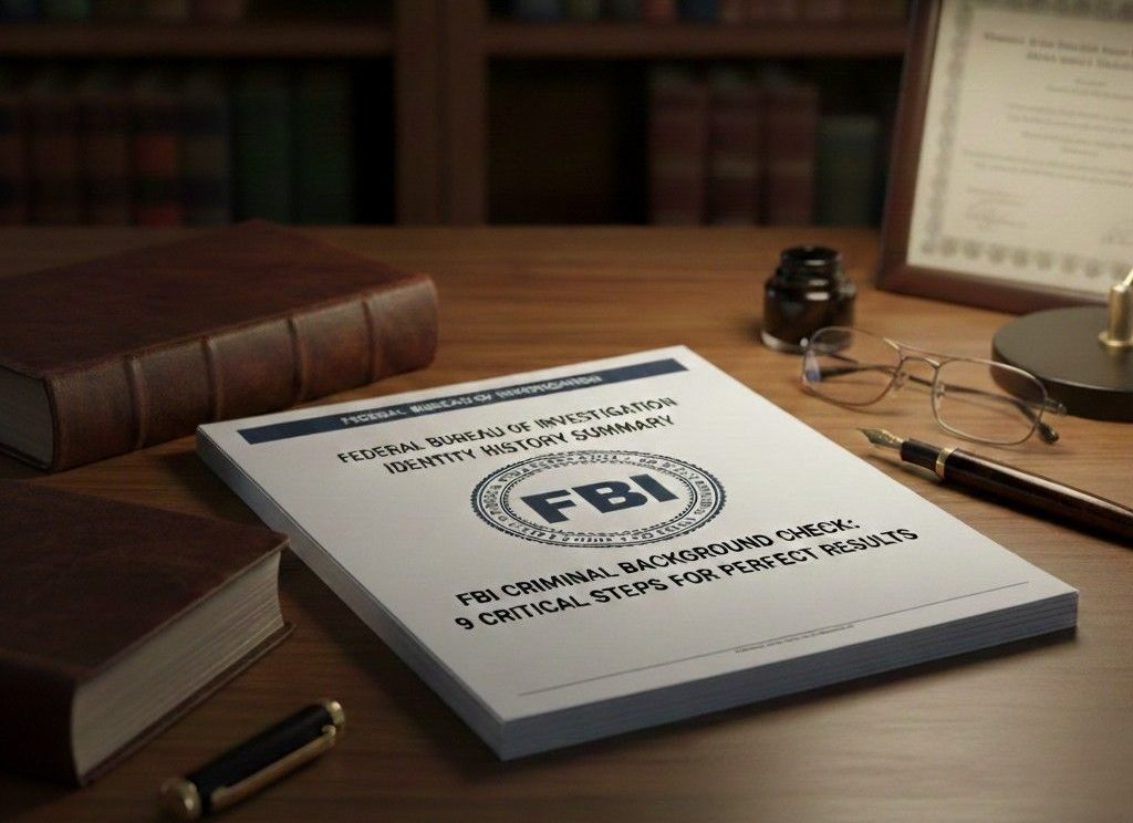 FBI Criminal Background Check: 9 Steps for Perfect Results