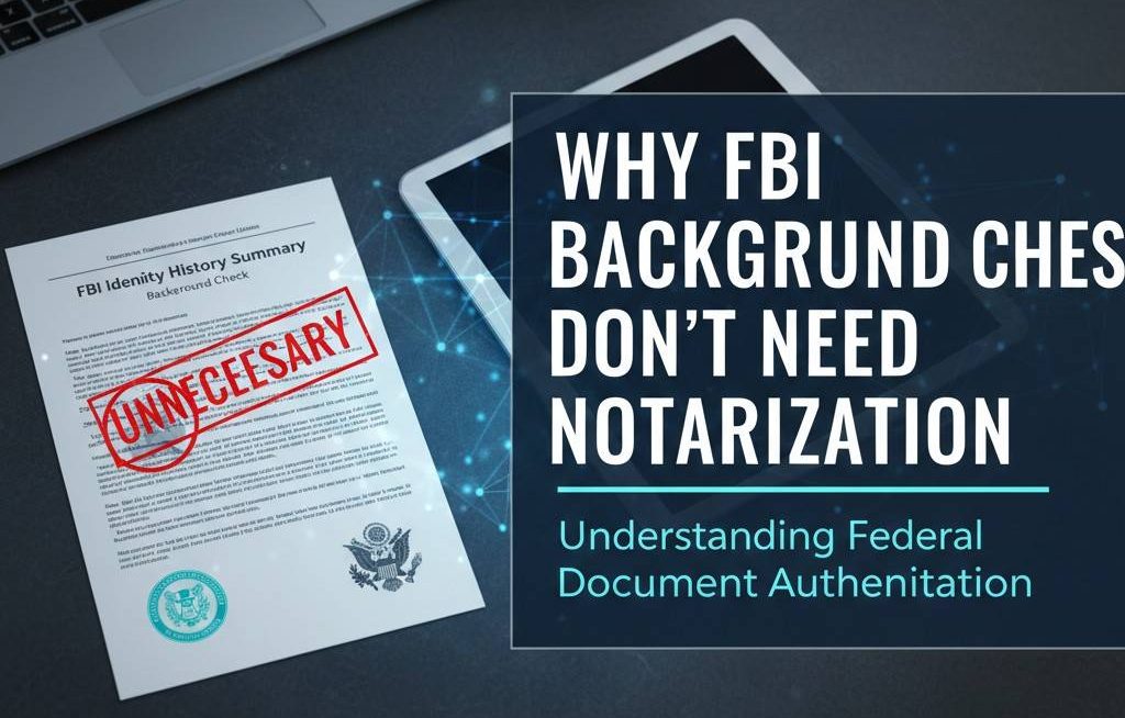 FBI apostille notarization