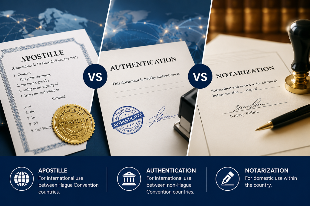 Apostille Authentication Service: 3 Key Differences You Must Know Today