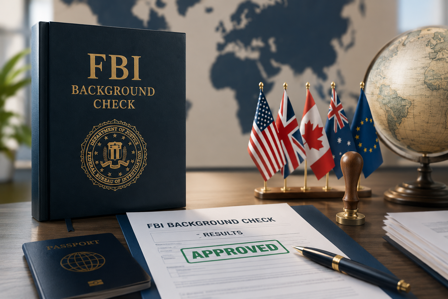 FBI background check apostille
