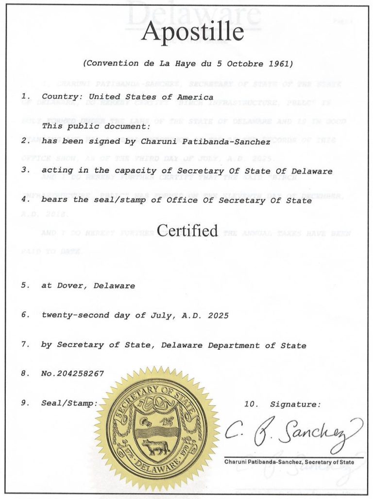FBI apostille
